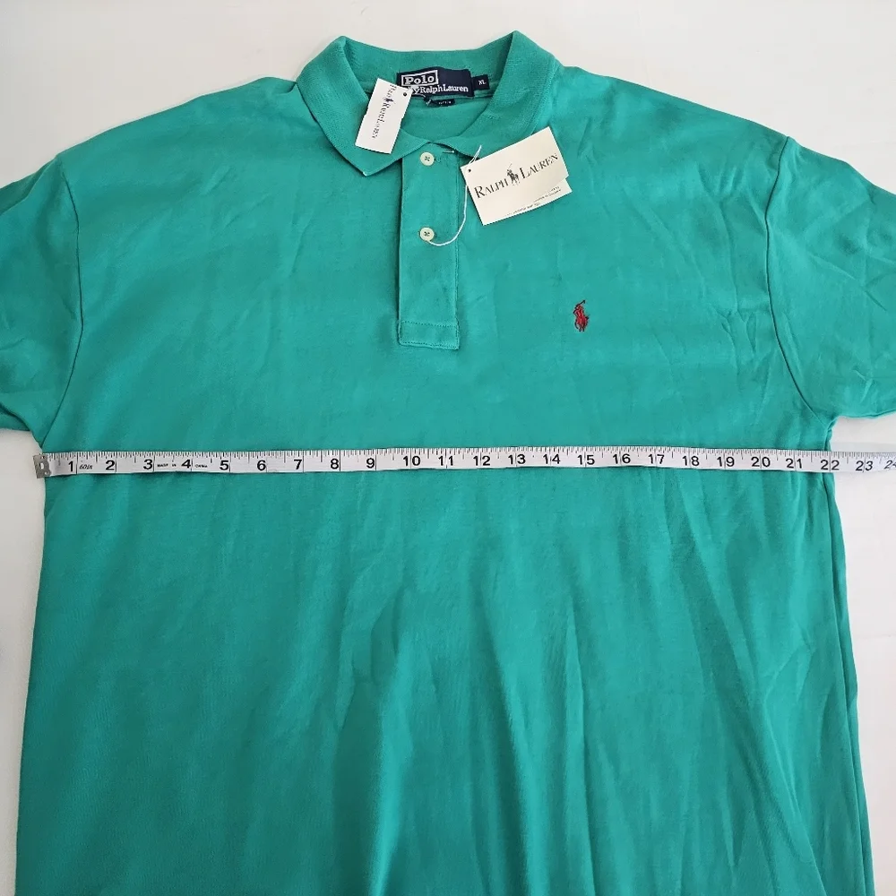 NWT Polo Ralph Lauren Men’s Classic Fit Polo Shirt Green Size XL Preppy